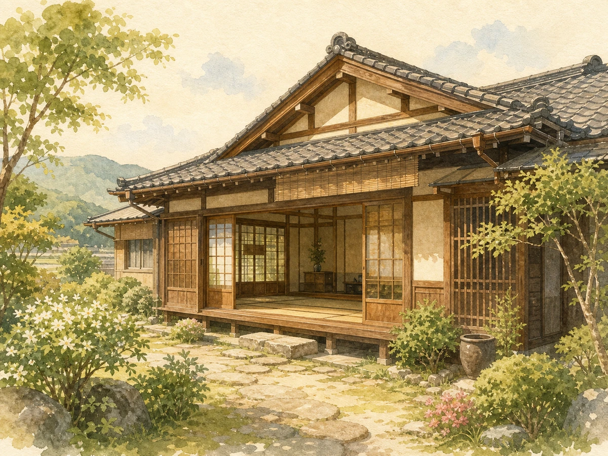 手入れされてよみがえった古民家